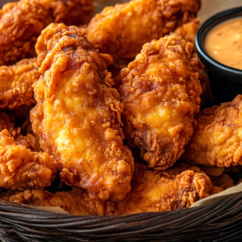 Filé de frango empanado